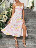 Vestido Midi Juli com Estampa Floral