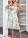 Vestido Midi Juli com Estampa Floral