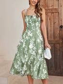 Vestido Midi Juli com Estampa Floral